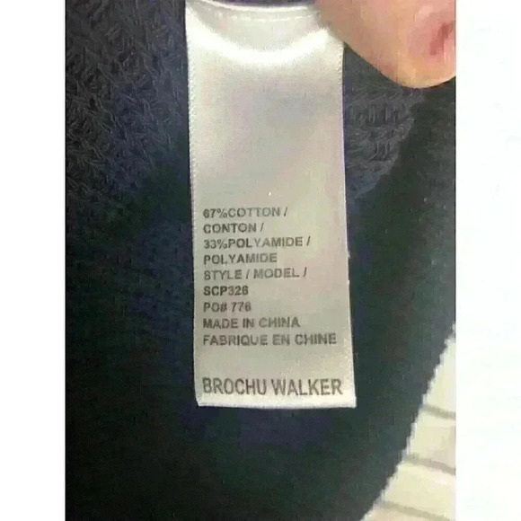 Brochu Walker Aida Blue Womens Size S Knitted Sleeveless Sweater Dress - Picture 4 of 6